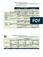 Rubrica Diseño y Gestion