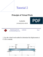 Tut-2 - Principle of Virtual Work