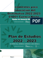 Socialización Distrito - Carga Horaria 2022-2023