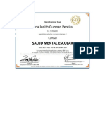 Salud Mental Escolar