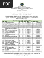 Resultado Preliminar Prova Escrita