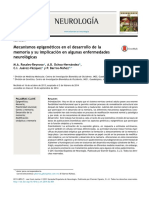 1a. Mecanismos Epigenéticos en El Desarrollo de La Memoria y Su Implicación en Algunas Enfermedades Neurológicas