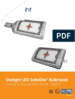 Dialight LED SafeSite Bulkhead Tech Datasheet