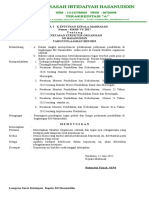 surat keputusan penetapan Struktur pelaksana organisasi sekolah