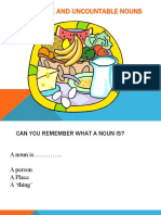 Countable and Uncountable Nouns