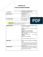 LESSON PLAN Audio Lingual