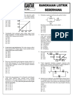 Soal Pengantar Rangkaian Listrik Sederhana