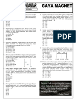Soal Pengantar Gaya Magnet