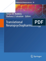 Translational Neuropsychopharmacology: Trevor W. Robbins Barbara J. Sahakian Editors