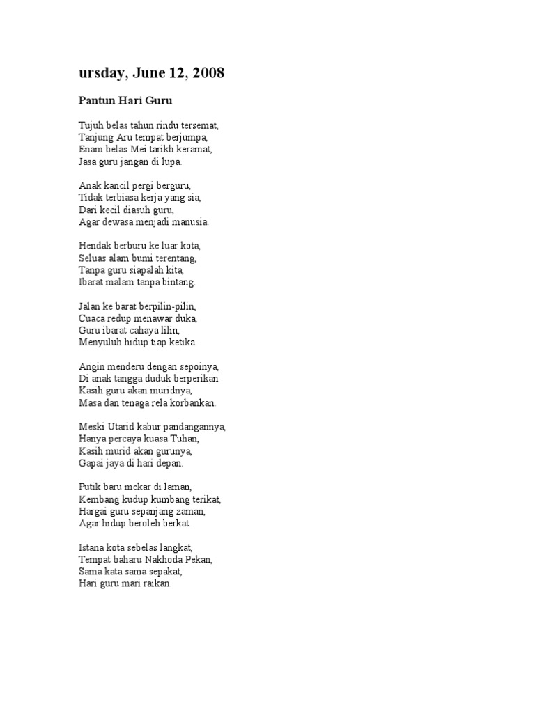 Pantun Guru Pdf