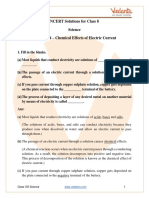 Class 8 - Science - Chemical Effects of Electric Current