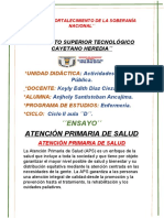 Actividades en Salud Pública