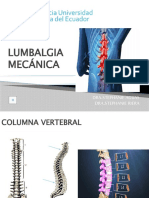 Lumbalgia Mecanica