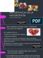 Importancia de La Naturopatía Clase # 8