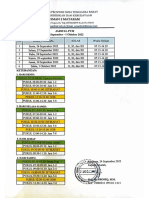 JADWAL PTM 24 September - 1 Oktober 2022