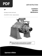 Sulzer Pump Operating Manual | PDF | Bearing (Mechanical) | Rust