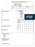 Patient Profile Form