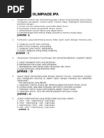 Download Bank Soal Olimpiade Ipa by kriiiii SN59762170 doc pdf