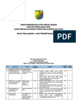 Kisi-Kisi Ipa Dindik Kota Pekalongan 2022 (Oke)