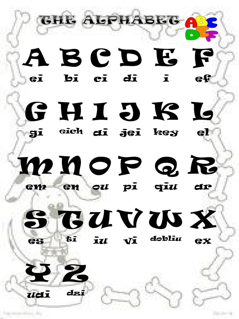 The Alphabet | PDF