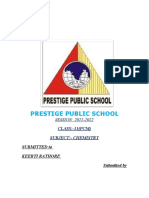 Prestige Public School: Submitted To Keerti Rathore Submitted by