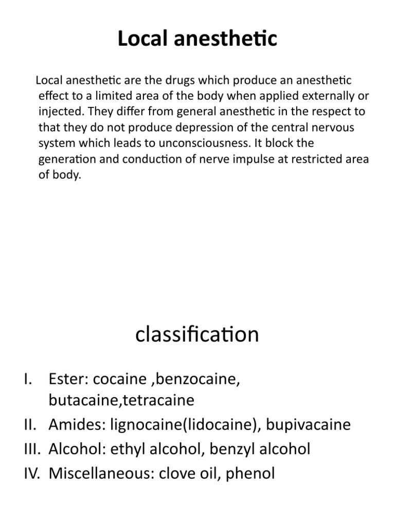 Local Anesthetic PDF