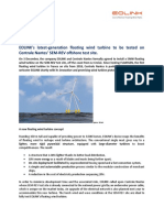 EOLINK 5MW floating wind turbine to be tested at SEM-REV site