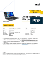 Axioo MyBook Pro K5V (8N5)