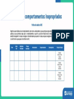 Manejo de Comportamentos Inapropriados: Folha de Dados ABC