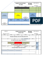 Budget Plan Catholic 2022 Term 1 G. 1