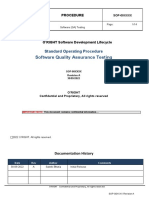 SOP-Sample Software QA Testing