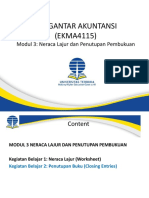 Ekma 4115 Pengantar Akuntansi Modul3 Neraca Lajur Dan Penutupan Pembukuan Compress