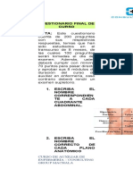 Cuestionario Fin de Curso