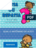 Passa Ou Repassa - 4º e 5º Ano - Materiaispdg