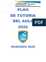 PLAN tutoria inicial 2022