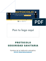 Protocolo seguridad sanitaria microempresas