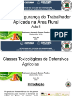 Classes de toxicidade e efeitos dos defensivos agrícolas