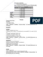 Calendário e Conteúdos 3o Bimestre 9o Ano CEMP