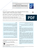 Structural Equation Modeling of The Relationship Between Nursing