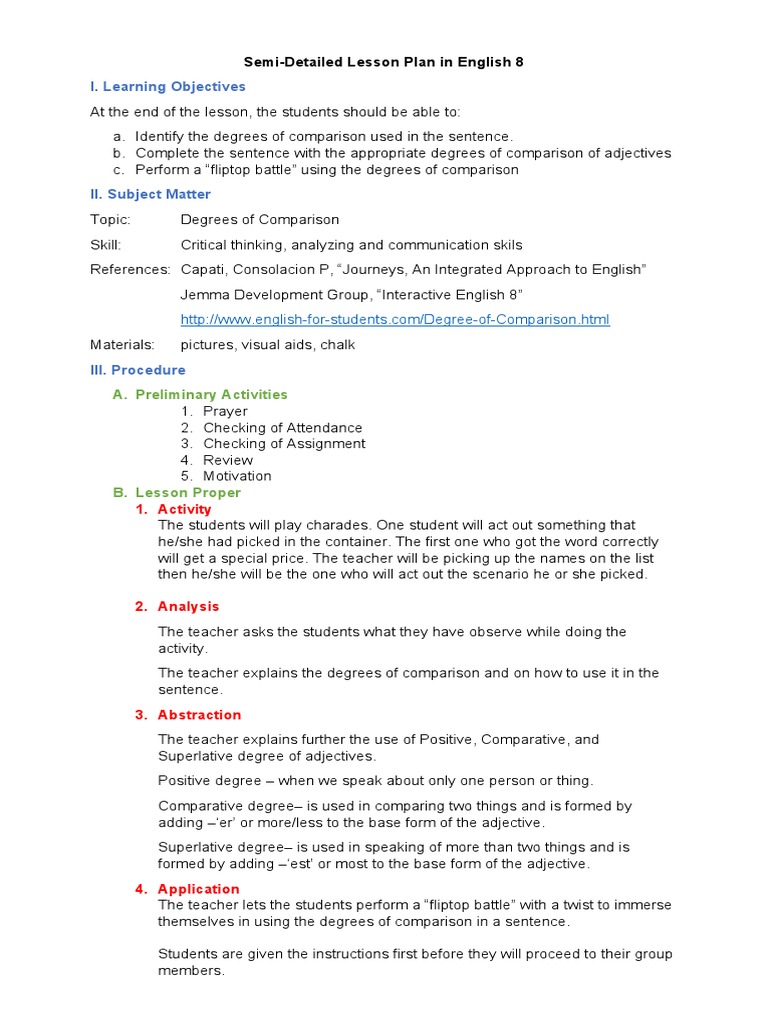 Demo Lesson Plan | PDF | Lesson Plan | Learning