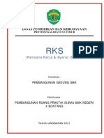 RKS Pembangunan Ruang Praktik Siswa SMK Negeri 4 Bontang