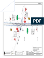 Cross Road Ahead Sign Document