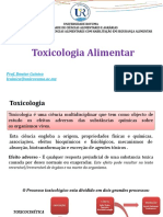 Toxicologia Alimentar - UNIROVUMA