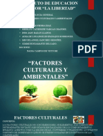 Factores Culturales y Ambientales - La Libertad