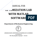 Matlab Manual 2020 21 Mechanical