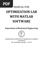 Matlab Manual 2020 21 Mechanical