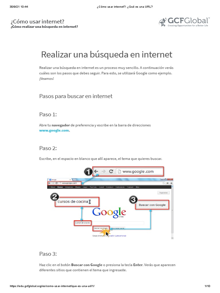Manual Buscar en Internet | PDF | Red mundial | Internet y web
