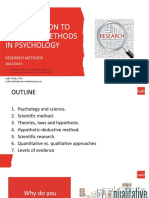 Unit 1. Introduction To Research Methods - Final - 2022-2023