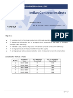 Indian Concrete Institute-Handout