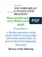 Could You Forward An Email To Save Your Religion
